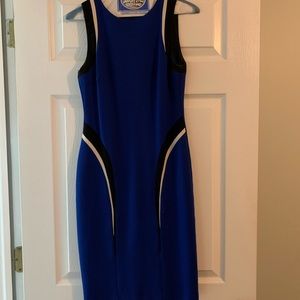 Cache Sheath Dress | Form Fitting | Royal Blue
